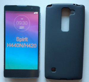 TPU Pudding maska za LG Spirit 4G (4.7") 2015, crna