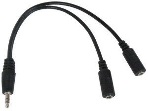 Audio adapter RJA 3.5mm muški na 2 x RJA 3.5mm stereo 10cm audio splitter kabl CCA-415 Gembird