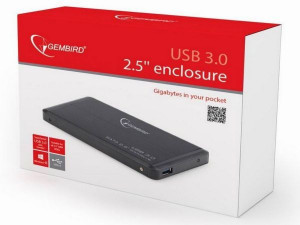 Externo kuciste USB 3.0 za 2.5" SATA hard diskove crni Gembird EE2-U3S-2