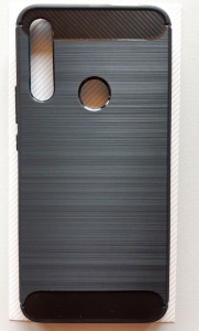 TPU maska BRUSHED za Huawei P Smart Z 2019, Honor 9X, Y9 Prime 2019 (6.59") crna