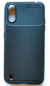 TPU Maska CARBON Samsung SM-A015F, Galaxy A01 2020 (5.7") crna