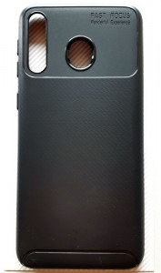 TPU maska CARBON za Samsung Galaxy M30 2019 (6.4") crna