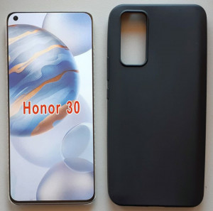 TPU maska Pudding za Huawei Honor 30 2020 (6.53") crna