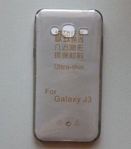 TPU maska za SM-J320F Galaxy J3 2016, dim providna, ultra tanka 0,3mm
