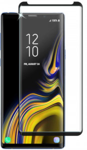 Zaštitno staklo 5D za SM-N960F, Galaxy Note 9 (6.4"), ZAKRIVLJENO crni