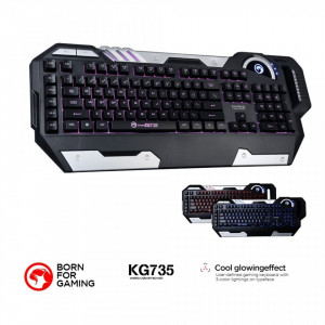Žična USB Gejmerska tastatura MARVO KG735 LED pozadinsko osvetljenje tastera