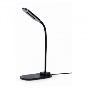 Bežični punjač za telefone plus stona LED lampa GEMBIRD TA-WPC10-LED-01-MX, 10W
