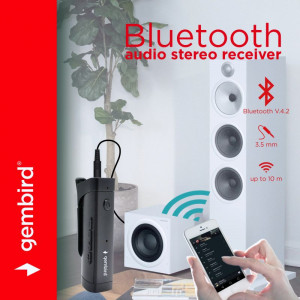 Bluetooth adapter prijemnik, 3.5mm AUX Audio Stereo Music Home Car Gembird BTR-05