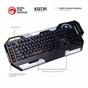 Gejmerska tastatura MARVO KG735 LED pozadinsko osvetljenje tastera