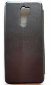 Preklopna futrola FLIP LEATHER za Xiaomi Redmi 9 2020 (6.53") crna