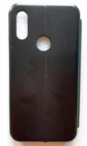 Preklopna futrola Leather za Xiaomi REDMI 7 2019 (6.26"), crna