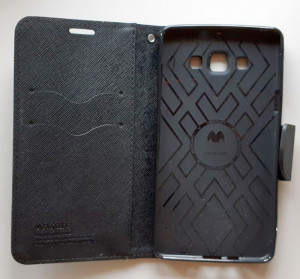 Preklopna futrola MERCURY za Samsung Galaxy A7 2015, SM-A700F, crna