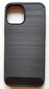 TPU maska BRUSHED za iPhone 12 Pro Max 2020 (6.7") crna
