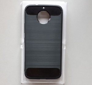 TPU maska BRUSHED za Motorola Moto G6 plus (5.9") 2018, crna