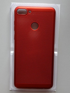 TPU/PC BREATH maska za Huawei Y9 2018, crvena