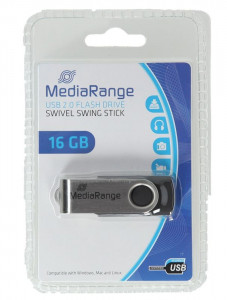 USB flash Mediarange Swivel 16Gb
