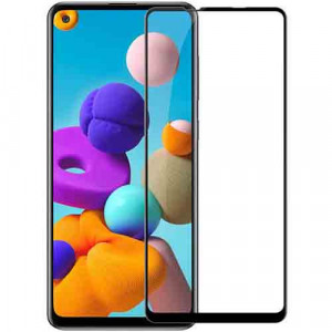 Zaštitno, kaljeno staklo 5D Full Glue za SM-A215F, Galaxy A21, Galaxy A21S, Galaxy A20S 2020 (6.5") zakrivljeno