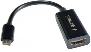 Adapter USB Type-C 3.1 na HDMI, Gembird A-CM-HDMIF-03