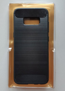 TPU maska BRUSHED SM-G950F GALAXY S8 BLACK