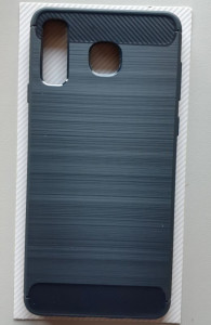 TPU maska BRUSHED za SM-G885F, Galaxy A8 Star 2018, teget plava