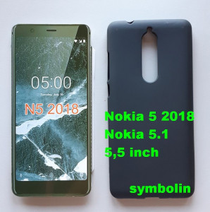 TPU Pudding maska za Nokia 5.1 NOKIA 5 2018, 5.5 inč Crna