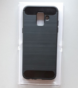 TPU maska BRUSHED za Samsung Galaxy A6 2018, SM-A600F, crna