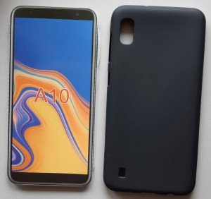 TPU maska Pudding za Samsung Galaxy A10 2019 (6.2") crna