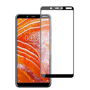 Zaštitno, kaljeno staklo 5D Full Glue za Glas Nokia 3.1 2018 (5.2) crni rub