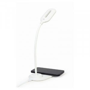 Bežični punjač za telefone plus stona LED lampa GEMBIRD TA-WPC10-LED-01-MX, 10W