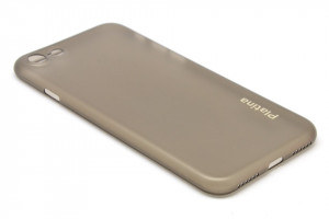 Silikonska maska za iPhone X providna siva Platina