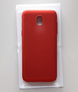 TPU/PC BREATH maska za SM-J530F Galaxy J5 2017, crvena