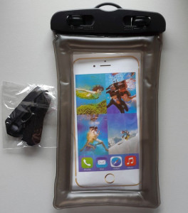 Univerzalna vodootporna futrola za smart telefone FLOAT, plava ili siva