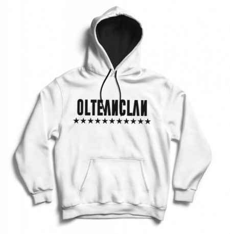 Hanorac WHITE - OLTEANCLAN + Album gratuit “LUCKY LUCHIANO”