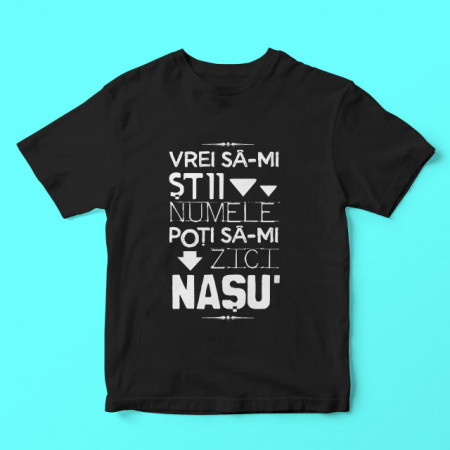 Vrei sa-mi stii numele [Tricou] + Album gratuit “LUCKY LUCHIANO”