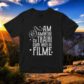 Am amintiri cu trairi cum vezi in filme [Tricou] + Album gratuit “LUCKY LUCHIANO”