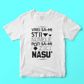Vrei sa-mi stii numele [Tricou] + Album gratuit “LUCKY LUCHIANO”