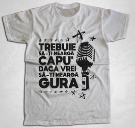 Sa-ti mearga capul [tricou] + Album gratuit “LUCKY LUCHIANO”