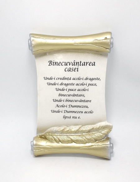 Plachet ipsos cu Binecuvantarea Casei