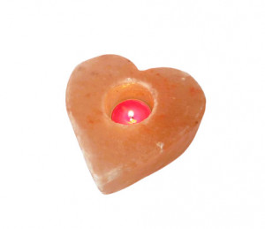 Candela din sare Himalaya inima