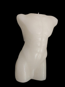 Lumanare bust barbat