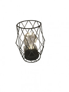 Lampa de Masa Neagra Metalica Plasa