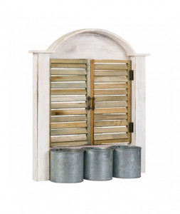 Set 3 ghivece pentru flori fereastra decorativa