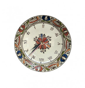 Ceas din ceramică de Corund pictat manual
