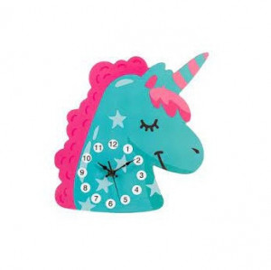 Ceas perete copii in forma de unicorn