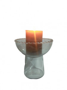Candela din sticla Design Elegant