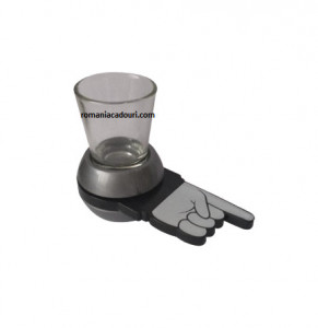 Joc de baut Shot Spinner cu pahar 13 cm