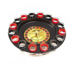 Joc ruleta cu 16 pahare de shot-uri