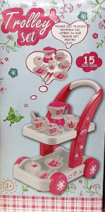Set Ceai cu Carucior si 15 piese