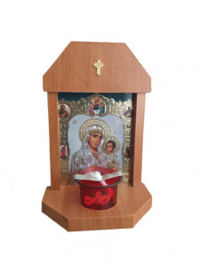 Candela troita cu Icoana Maicii Ierusalim