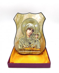 Icoana aurie Maica Domnului Kazanskaia